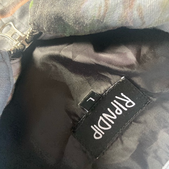 RIPNDIP Fire & Desire Denim Coach Jacket Rare - Picture 5 of 10